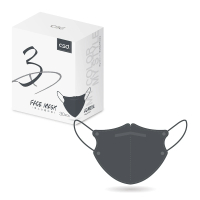 CSD 中衛 醫療口罩-3D立體-夜幕灰1盒入-鬆緊耳帶(30入/盒)