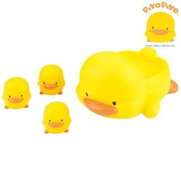 黃色小鴨家族水中有聲玩具4入組