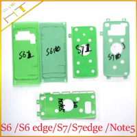 2x Original Sticker Rear Back Battery Cover case Door Adhesive For Samsung Galaxy S6 S6edge S7 S7edge Note5 G920 G925 G935 N920