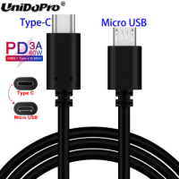 USB C to Micro USB Cable Micro B USB Type C Cord Male to Male Compatible for Samsung Galaxy Tab S7 S6 S5e S4 Tab A Charge Cable