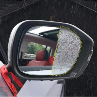 For Hyundai Elantra CN7 2020 2021 Side Wing Rearview Mirror Water Proof Rear View Anti fog PVC Film Sticker Accessories