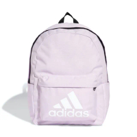 【adidas 愛迪達】CLSC Bos 紫色 運動 休閒 經典款 書包 Logo 後背包 雙肩 兩側口袋 後背包 JF0672