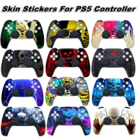 Skin Sticker For SONY PlayStation 5 PS5 Controller Joystick Game Accessories Anti-slip Decal Dust-proof Protect Skins Stickers
