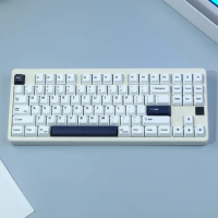 Minimalist Black and White Keycaps Japanese English Cherry Profile PBT Dye Sublimation Keycap For MX Switch Mechanical Keyboard