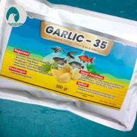 Serbuk Bawang Putih GARLIC 35 Untuk Kesehatan Udang Budidaya Vaname Windu 500 gr
