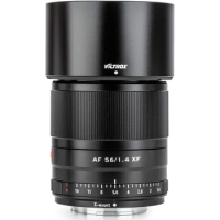 VILTROX 56mm F1.4 X Auto Focus Lens for Fujifilm Fuji Camera Lens X-T30 X-S10 X-A7 Large Aperture Portrait Lens AF 56/1.4 XF