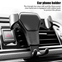 Universal Gravity Auto Phone Holder Car Air Vent Clip Mount Mobile Phone Holder Cell Phone Stand Support For iPhone Samsung