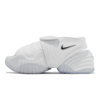 Nike 涼鞋 Wmns Air Adjust Force Sandal 白 銀 女鞋 可拆卸 涼拖鞋 厚底 DV2136-100
