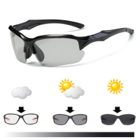 Professional Photochromic Cycling Glasses Polarized Bike Bicycle Eyewear Riding Racing Sports Sunglasses Fishing Goggles BC0244
