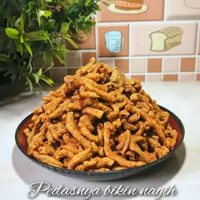 kripik usus ayam /usus ayam crispy /keripik usus ayam balado pedas 250gr