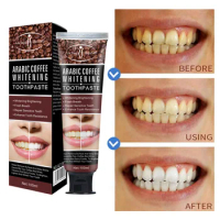 Arabic Coffee Whitening Toothpaste Oral Cleaning Remove Teeth Stains Whitening Teeth Fresh Breath Oral Care Toothpaste
