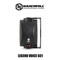 Speaker Passive 6 Inch Surround Hardwell LEGENDVOICE 601 Original Sepasang hitam