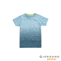 GIORDANO 童裝G-Motion 涼感T恤 - 91 仿段彩海軍藍