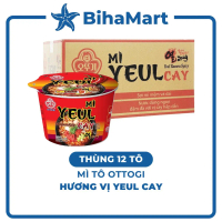 [THÙNG 12 TÔ] - OTTOGI - Mì tô Ottogi hương vị Yeul cay, Ottogi mì tô Yeul cay Ottogi, Mì Yeul cay O