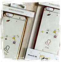 【奧地利水鑽】iPhone 6 Plus /6s Plus (5.5吋) 星座系列電鍍彩鑽保護軟套(獅子座)
