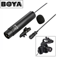 NEW BOYA Professional Omnidirectional Clip-on Lavalier BY-M8C output connector Cardioid Microphone for Camcorder Audio recorders