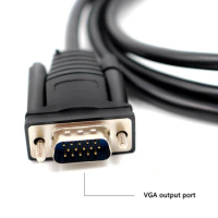 HD 1080P MINI HDMI to VGA Converter HDMI2VGA Video Box Adapter For Xbox360 PC DVD