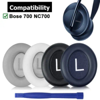 Replacement Ear Pads Earpads Cushion Kit Muffs Headband Repair Parts for Bose 700 NC700 Noise Cancelling Wireless Headphones