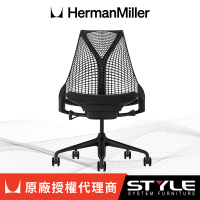 【Herman Miller】Sayl 無扶手款 - 黑色｜世代家具｜原廠授權代理商(人體工學椅/辦公椅/主管椅)