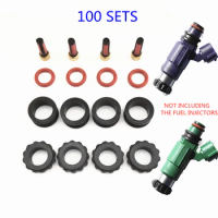 100set fuel injector repair kit service kit for Mazda Premasi 1999 FP 1.8 protege 2.0 injector set (AY-RK066)
