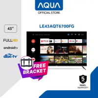 TV Cerdas AQUA Elektronik LE43AQT6700FG 43 Inch - Android 11 - Televisi, Layar