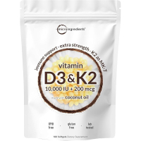 Direct sales of Vitamin d3+k2 300 Softgels Dietary Supplement Vitamin D3 K2 Supplement Softgel Halal