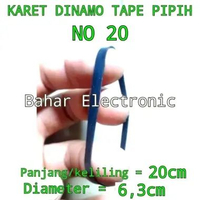 Karet Dinamo Tape Radio Kaset Pipih Gepeng No 20 Lebar 5 mm