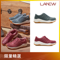【LA NEW】飛彈系列 減壓/優纖淨/手縫 真皮休閒鞋(男女/多款)
