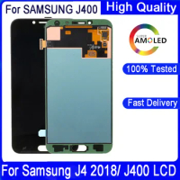 SUPER AMOLED 5.5 inch LCD For SAMSUNG J4 2018 J400 J400M J400F J400G/DS LCD Display Touch Screen Assembly For SAMSUNG J400 LCD