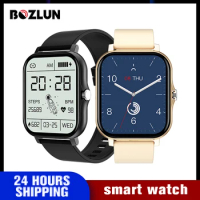 BOZLUN 1.69" Full Touch Screen Sport Smart Watch Men Heart Rate Monitor Bluetooth Clock Smartwatch For Android Xiaomi Ios
