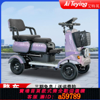 【台灣公司 可打統編】艾特英新款老年代步車小型家用輕便電動四輪車接送孩子老人助力車