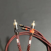 Monster series Pair Audiophile Gold Plated RCA Plug Interconnection HiFi Cost-effective Audio Cable for CD Player Amplifier