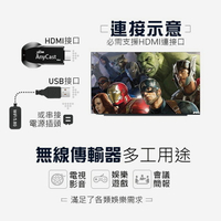 限時免運優惠【４Ｋ高清！無線連接】電視棒 HDMI無線傳輸器/手機轉電視/無線影音傳輸