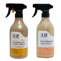 【Hinoki Life 清檜】天然防蟑螂螞蟻噴劑500ml瓶 買就送(浴廁清潔劑500ml瓶 環衛藥防蟲字第108102101號)