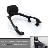 For Yamaha XMAX300 2017-2023 Motorcycle Passenger Seat Rear Backrest Back Rest Pad Seat Rear Backrest Frame Accessories