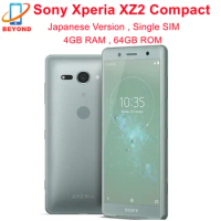 Sony Xperia XZ2 Compact 64GB ROM 4GB RAM Japanese Version Single SIM 5.0" Snapdragon 845 Octa Core NFC Original Mobile Phone