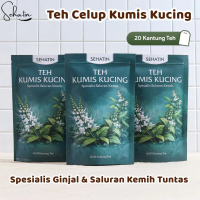 Sehatin Teh Kumis Kucing Asli Alami Teh Celup Kumis Kucing Ginjal Saluran Kemih