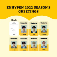 [READYSTOCK] Kpop ENHYPEN 2022 seasons greetings (PVC CARD) Hd photocard photo id album engene dimen
