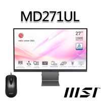 【滑鼠組】msi微星 Modern MD271UL 27吋 4K 螢幕(27/3840x2160/16:9/60Hz)