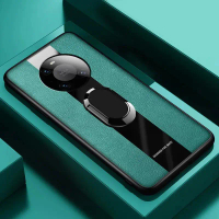 เคสสำหรับ Huawei Mate 40 Pro/Huawei Mate 40 เคสโทรศัพท์กันกระแทก ฝาหลังหนัง PU ผิวหรูหราสำหรับ Huawe
