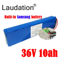 Laudation for Fiido D1 D2 36V10Ah Lithium Battery Pack Built-in Samsung Battery with 15A BMS Electric Bicycle Charger