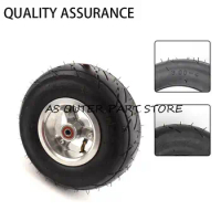 3.00-4 Tyre with Alloy Hub Rim for Electric Scooter Rear Wheel,Trolley, Warehouse Truck Parts
