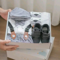 Little Kakuno - PARTY SET Baby Gift Suspender Set Boy Hampers Bayi Kado Anak laki laki boy hadiah la
