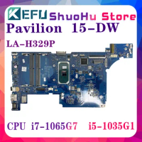 KEFU LA-H329P Mainboard For HP 15-DW Laptop Motherboard With I5-1035G1 I7-1065G7 UMA L87540-601 L87541-601 L87541-001 100% Work