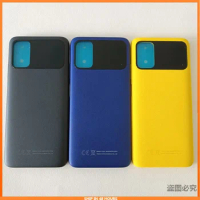 For Xiaomi Poco M3 M2010J19CG Battery Cover Back Panel Rear Housing case Repair parts For Xiaomi Poco M3 Back Cover