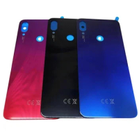 For Xiaomi Redmi Note 7 Battery Cover Back Glass Panel Rear Door Housing Case For Redmi Note 7 Pro Back Battery Cover