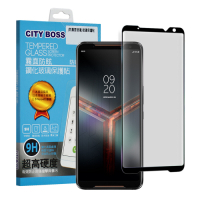CITY BOSS For Asus ROG Phone2 ZS660KL 霧面防眩鋼化玻璃保護貼-黑