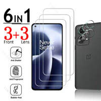 6IN1 Full Cover Glass for Oneplus Nord 2T Screen Protectors for Oneplus Nord 2 T CPH2399 6.43" Protective Steel Camera Lens HD
