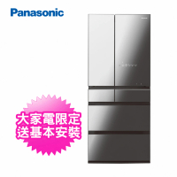 【Panasonic 國際牌】日本製650公升一級能效六門變頻冰箱 鑽石黑(NR-F659WX-X1)