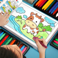 Random One 48 Pages Small Hand Coloring Book For 2-6-Year-Old Children Color Books For Kids Drawing Books Learn To Draw Painting